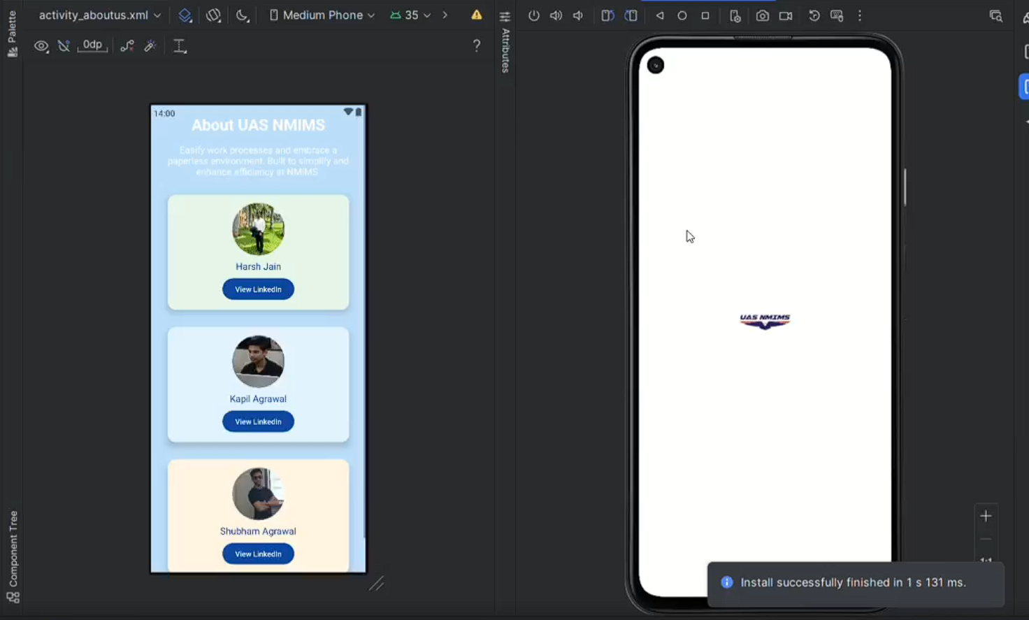 Android Meeting Management App